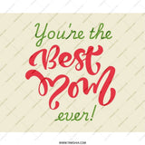Best Mom Ever Mouse Pad, Mother's Day Gift, Mom Appreciation, Fun Office Decor, Cute Computer Accessory, Gift for Her - Tawshia