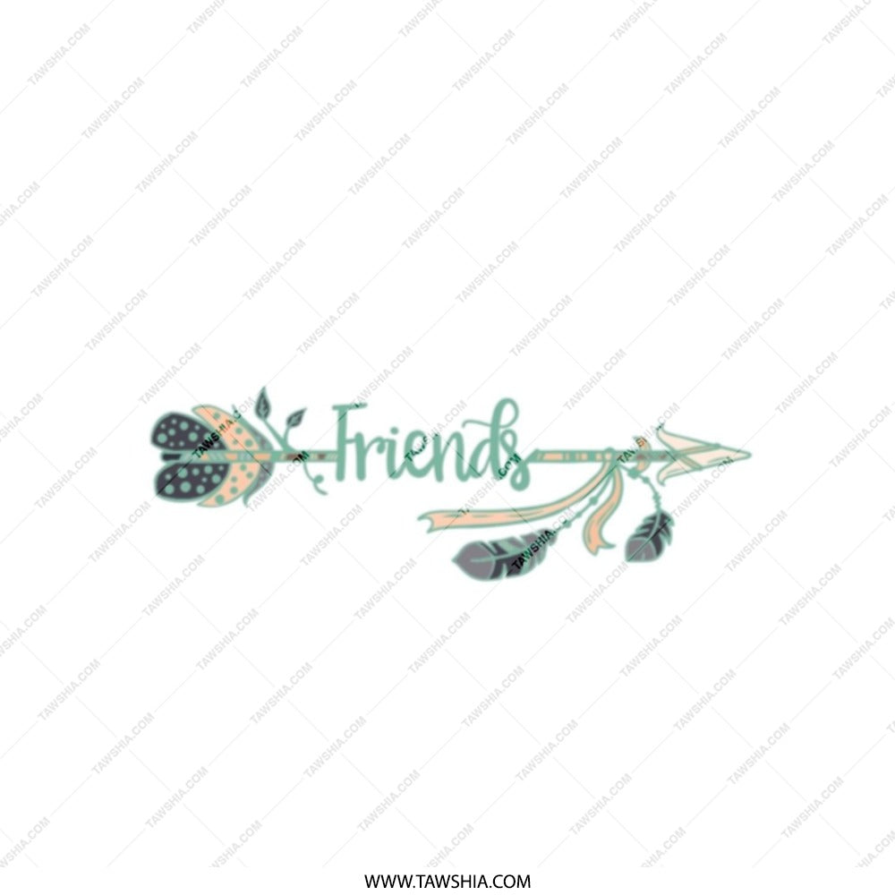 Friends Arrow Tote Bag, Friendship Gift, Best Friends Tote, Gift for Friends, Everyday Tote Bag, Casual Tote Bag, Trendy Tote Bag - Tawshia