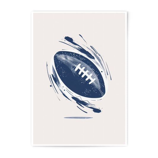 Football Art Photographic Print, Sports Wall Art, Game Day Decor, Boys Room Decor, Football Gift, Sports Fan Gift, Athlete Gift - Tawshia
