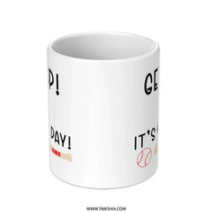Get Up Its Game Day Mug, Sports Fan Gift, Baseball Basketball Hockey Mug, Sports Lover Mug, Game Day Coffee Mug, Motivational Mug - Tawshia