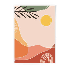 Abstract Landscape Photographic Print, Boho Wall Art, Minimalist Art Print, Earth Tones Decor, Modern Home Decor, Scandi Print - Tawshia