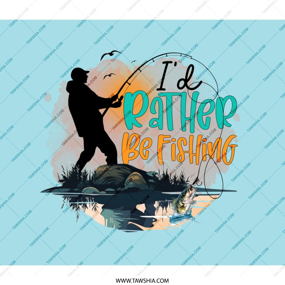 Id Rather Be Fishing BackPack, Angler Gift BackPack, Fishing Lover BackPack, Outdoorsman BackPack, Bass Fishing BackPack - Tawshia