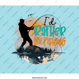 Id Rather Be Fishing BackPack, Angler Gift BackPack, Fishing Lover BackPack, Outdoorsman BackPack, Bass Fishing BackPack - Tawshia