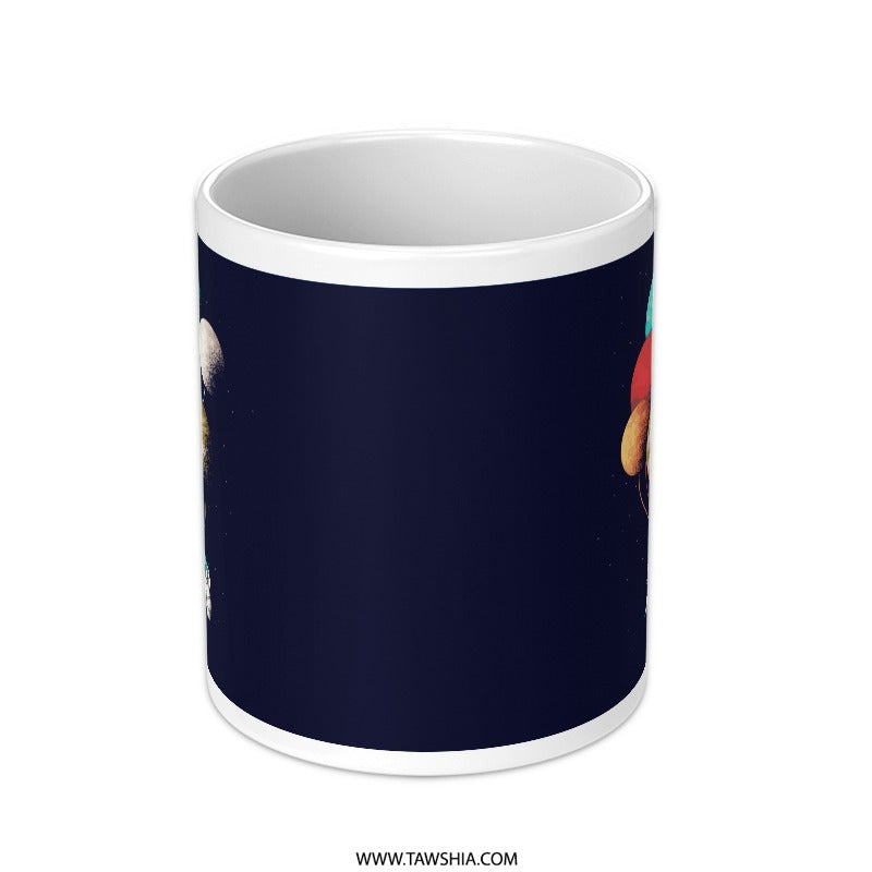 Outer Space Themed Planets Design Mug product