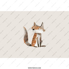 Cute Fox Tumbler, Animal Lover Gift, Artistic Drinkware, Unique Fox Design, Stylish Cup, Gift For Her, Gift For Him, Coffee Tea Tumbler - Tawshia