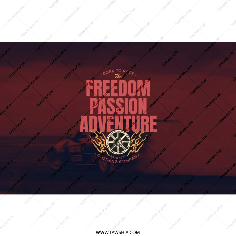 Born to Race Freedom Passion Adventure product