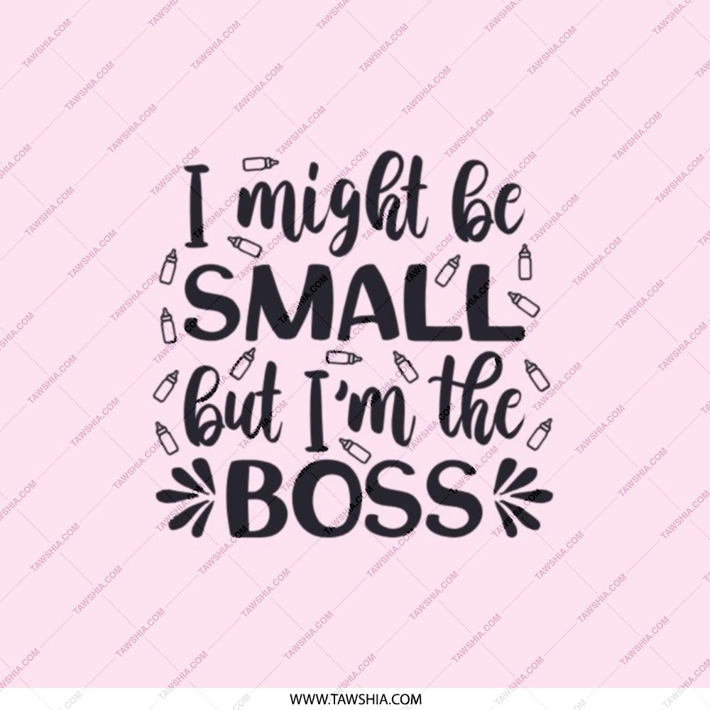 I Might Be Small But I'm The Boss Pocket Mirror, Funny Quote Mirror, Empowering Message, Cute Gift, Purse Mirror, Travel Mirror - Tawshia