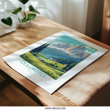 Dolomites Italy Photographic Print, Mountain Range Landscape Art, Italy Scenery Wall Decor, Travel Poster, Home Decor, Nature Photography - Tawshia