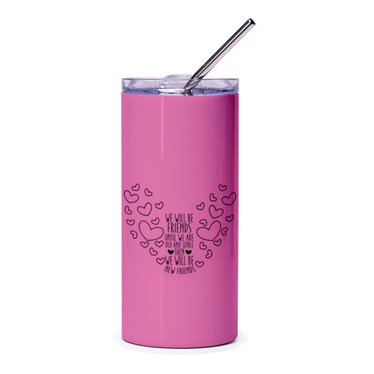 Best Friends Tumbler, Friendship Gift, Friends Forever, Sentimental Gift, Unique Gift Idea, Gift For Her, Tumbler With Straw - Tawshia