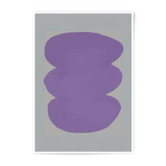 Abstract Purple Stack Photographic Print, Minimalist Art Print, Modern Wall Decor, Contemporary Home Art, Simple Shapes Photography - Tawshia