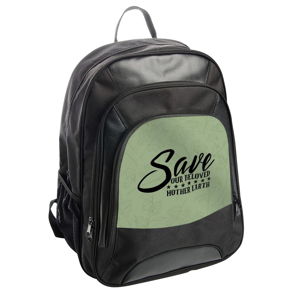 Save Earth BackPack, Environmental BackPack, Eco Friendly BackPack, Nature Lover BackPack, Earth Day BackPack, Gift Ideas - Tawshia