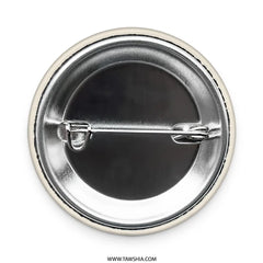 Baby Nursery Pinback Button, Boho Baby Room Decor, Baby Cot Illustration, Neutral Tones Room, Gift for New Parents, Cute Baby Button - Tawshia