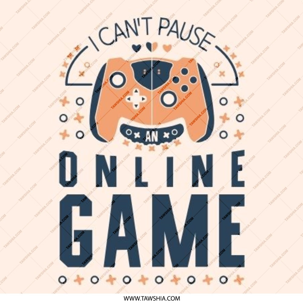 Gamer Pinback Button, Funny Gaming Gift, Online Game Pin, I Can't Pause, Video Game Accessory, Gamer Gift Idea, Cute Pin Button - Tawshia