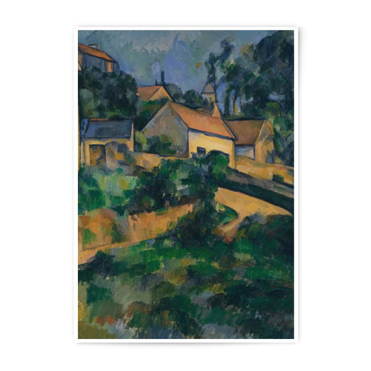 Cézanne Photographic Print, Houses in Provence, Impressionist Art Print, Landscape Photo, Wall Art Decor, French Country Style, Home Decor - Tawshia