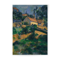 Cézanne Photographic Print, Houses in Provence, Impressionist Art Print, Landscape Photo, Wall Art Decor, French Country Style, Home Decor - Tawshia