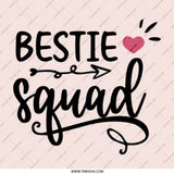 Bestie Squad Pinback Button, Friendship Button, Best Friends Gift, Cute Squad Button, Best Friend Button, Friends Forever Button - Tawshia