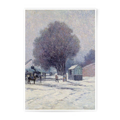 Camille Pissarro Photographic Print, Winter Landscape Print, Snow Scene Art, Impressionist Fine Art, Home Decor, Wall Art - Tawshia
