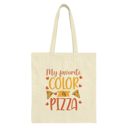 Pizza Lover Tote Bag, My Favorite Color Is Pizza, Funny Foodie Gift, Quirky Tote Bag, Pizza Gift Idea, Everyday Tote - Tawshia