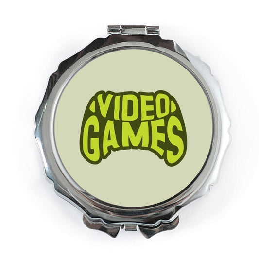 Video Games Pocket Mirror, Gamer Gift, Gaming Lover, Cute Mirror, Pocket Mirrors, Compact Mirror, Travel Mirror, Gift For Her, Unique Mirror - Tawshia