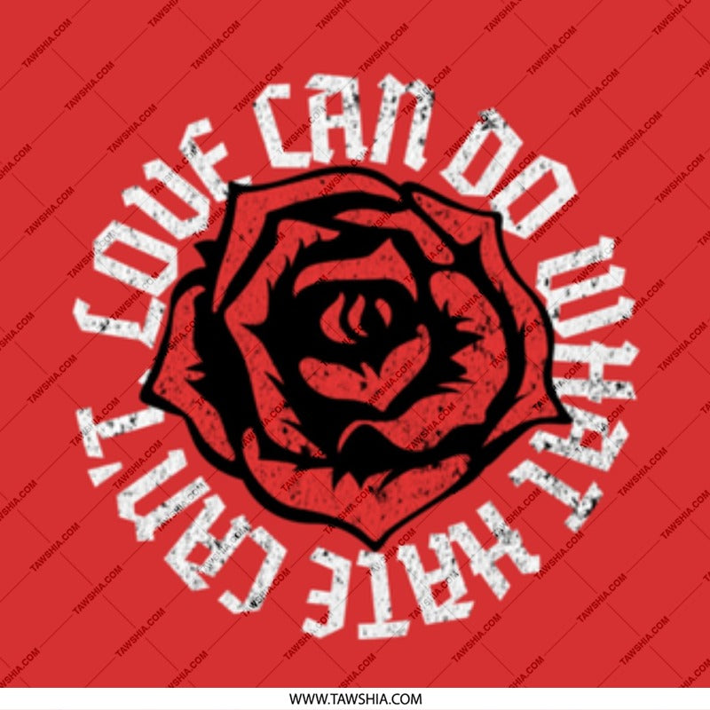 Love Can Do What Hate Can't Textual Sticker product