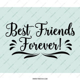 Best Friends Forever Mouse Pad, Friendship Gift, Cute Mousepad, Gift for Bestie, Desk Decor, Personalized Mouse Pad, Work From Home Gift - Tawshia