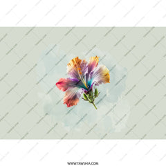 Floral Tumbler, Hibiscus Flower Cup, Colorful Drinkware, Gift Idea, Unique Tumbler, Flower Design, Modern Tumbler, Artistic Tumbler - Tawshia