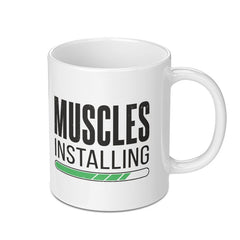 Muscles Installing Progress Bar Mug product
