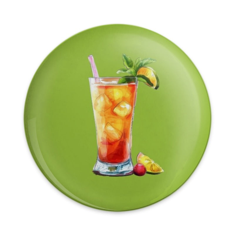 Cocktail Drink Pinback Button, Iced Tea Button, Refreshing Drink Badge, Summer Accessory, Bar Drink Lover Gift, Unique Button, Party Favor - Tawshia