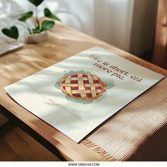 Apple Pie Photographic Print, Life Is Short Eat More Pie, Kitchen Art Print, Foodie Gift, Dessert Wall Decor, Pie Lover Gift, Ready to Frame - Tawshia