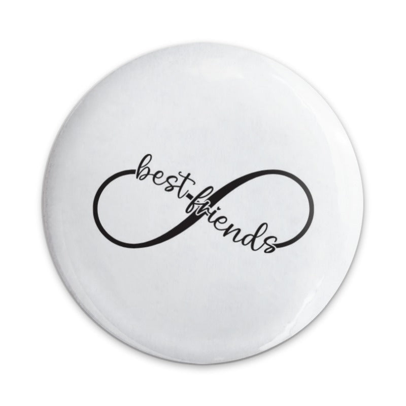 Best Friends Forever Pinback Button, Infinity Symbol, Cute Friendship Gift, BFF Pins, Matching Buttons, Trendy Accessories - Tawshia