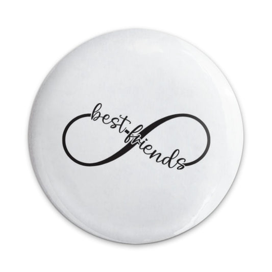 Best Friends Forever Pinback Button, Infinity Symbol, Cute Friendship Gift, BFF Pins, Matching Buttons, Trendy Accessories - Tawshia