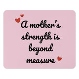 Mother's Strength Mouse Pad, Pink Mousepad, Mother's Day Gift Idea, Mothers Day Mouse Mat, New Mom Gift, Cute Office Decor - Tawshia