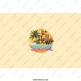 Hello Sunshine Tumbler, Beach Tumbler, Summer Tumbler, Vacation Tumbler, Tropical Tumbler, Travel Tumbler, Gift Idea - Tawshia