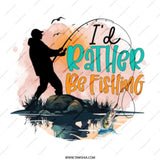 Fishing Mug, I'd Rather Be Fishing, Angler Gift Mug, Fisherman Coffee Cup, Fishing Lover Gift, Hobby Mug, Outdoors Mug, Gift For Him - Tawshia