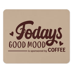 Todays Good Mood Coffee Mouse Pad, Funny Coffee Lover Gift, Office Desk Decor, Coffee Addict, Cute Desk Accessories, Work From Home - Tawshia
