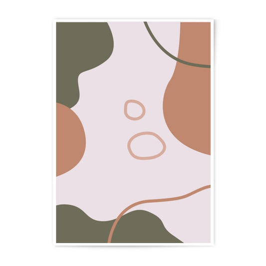 Abstract Shapes Photographic Print, Modern Art Print, Minimalist Wall Art, Contemporary Home Decor, Neutral Tone Artwork - Tawshia