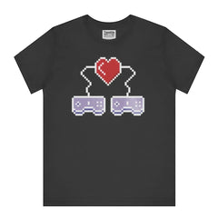 Retro Gaming Heart Pixel Art Unisex T-Shirt product type