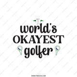 Funny Golf Tote Bag, Okayest Golfer, Gift for Golfer, Golf Lover, Golf Gift, Golf Tournament, Golf Team Tote Bag - Tawshia
