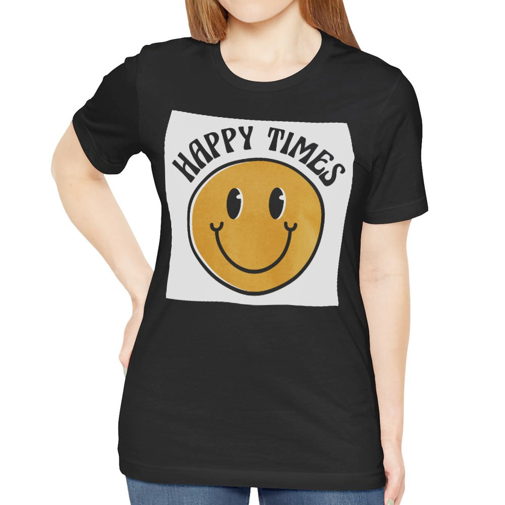 Happy Times Smiley Face Graphic T-Shirt product type
