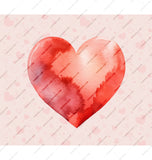 Vibrant Red Heart Design with Lovable Theme product type