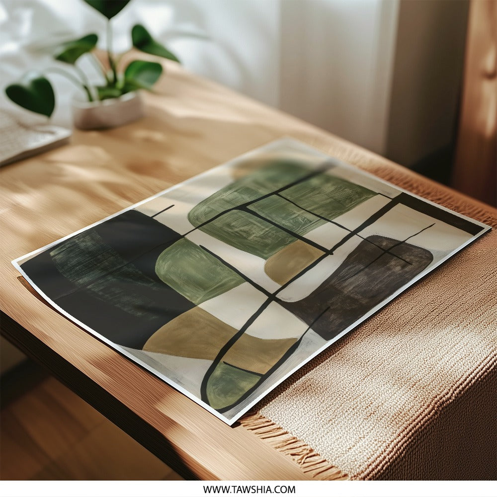 Abstract Art Photographic Prints, Modern Wall Decor, Geometric Prints, Home Decor Prints, Contemporary Art Print - Tawshia