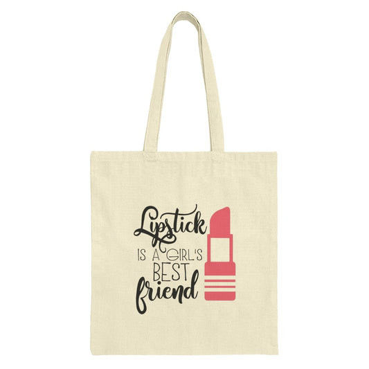 Lipstick Best Friend Tote Bag, Makeup Lover Gift, Beauty Quote, Fashion Accessory, Stylish Shopping Bag, Everyday Tote, Gift for Her - Tawshia