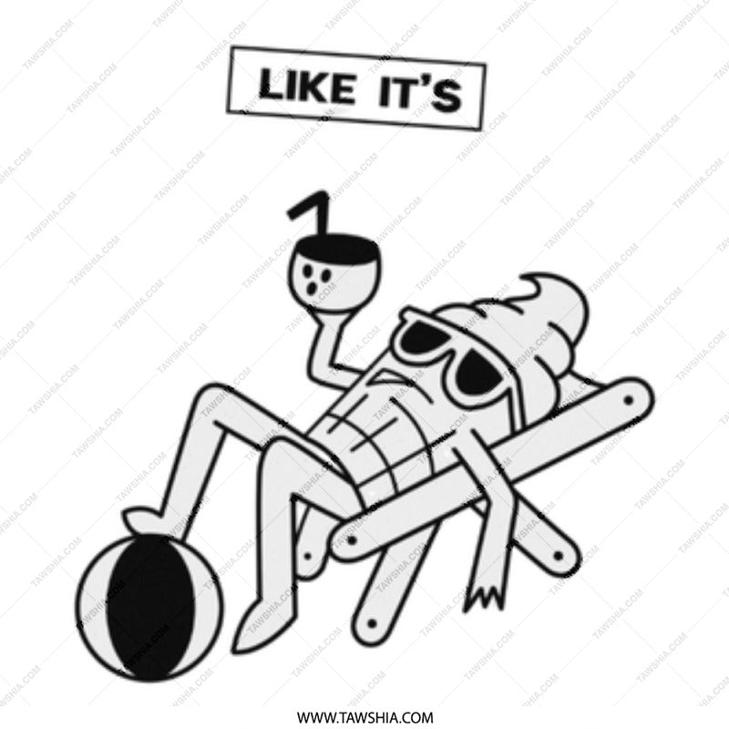 Charming Beach Relaxation Design Poster product