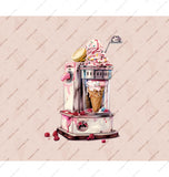 Ice Cream Maker Machine with Dessert Toppings product