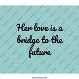 Love Bridge Backpack, Inspirational Quote Backpack, Stylish Everyday Bag, Versatile Carryall, School Backpack, Travel Backpack - Tawshia
