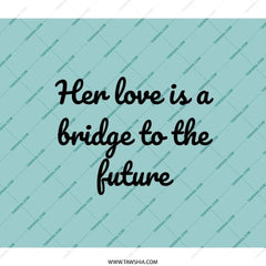 Love Bridge Backpack, Inspirational Quote Backpack, Stylish Everyday Bag, Versatile Carryall, School Backpack, Travel Backpack - Tawshia