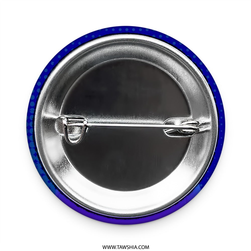 Al Hilal Pinback Button, Saudi Football Club, Hilali Born To Win, Sports Fan Gift, Collectible Pins, Soccer Team Badge - Tawshia