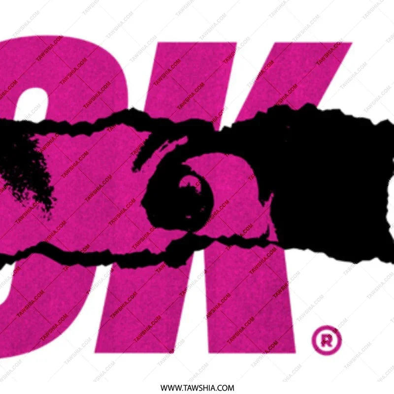 Unique OK Pink Black Artwork Design product