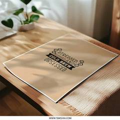 Stressed Blessed Cold Brew Obsessed Photographic Prints, Coffee Lover Art, Home Decor, Kitchen Prints, Gift for Coffee Addicts, Wall Art - Tawshia