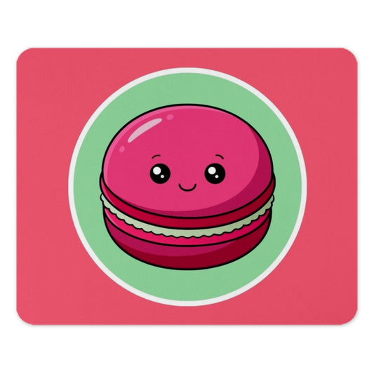 Cute Macaron Mouse Pad, Kawaii Food, Dessert Mousepad, Sweet Treat Decor, Colorful Desk Accessory, Office Gift, Gaming Mouse Pad - Tawshia